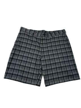 NWT Grand Slam Motion Flow Gray Plaid Golf Shorts - Men's Size 42